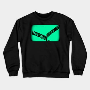 Boston Court & Lake Avenue, Pasadena, CA by MWP Crewneck Sweatshirt